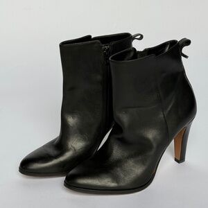 Black Coach leather Jemma booties boots size 10